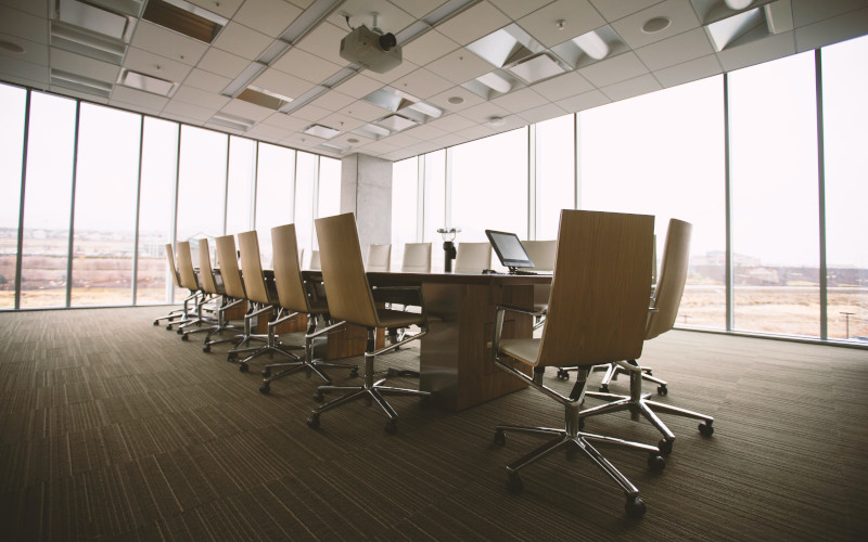 Empty conference room