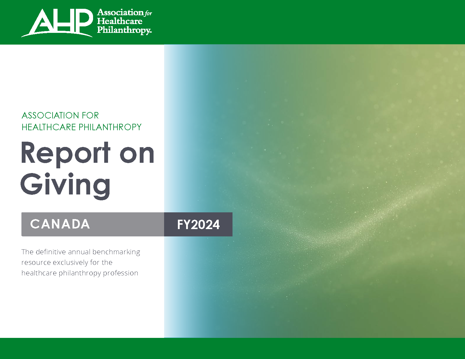 Canadian Report on Giving cover